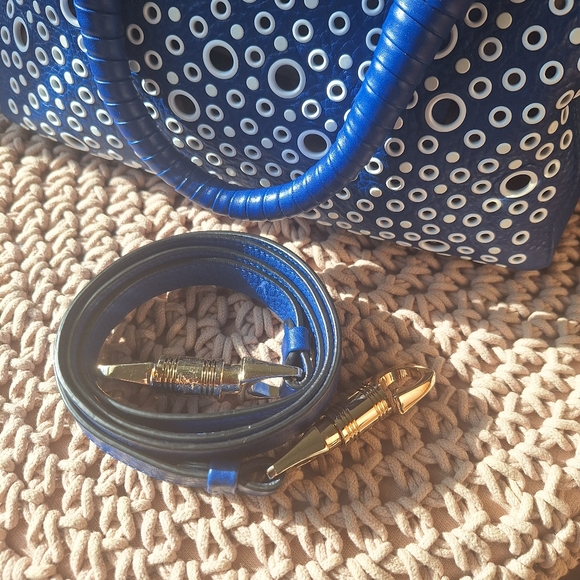 Christian Louboutin Panettone eylet bowler satchel RARE - Picture 17 of 17